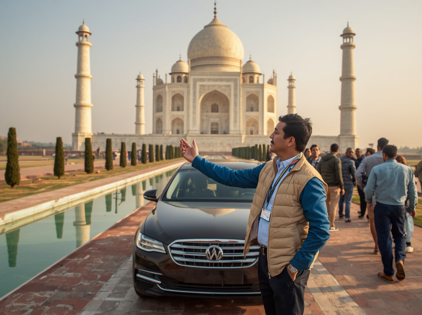 same day tajmahal tour from Delhi by car with guide
