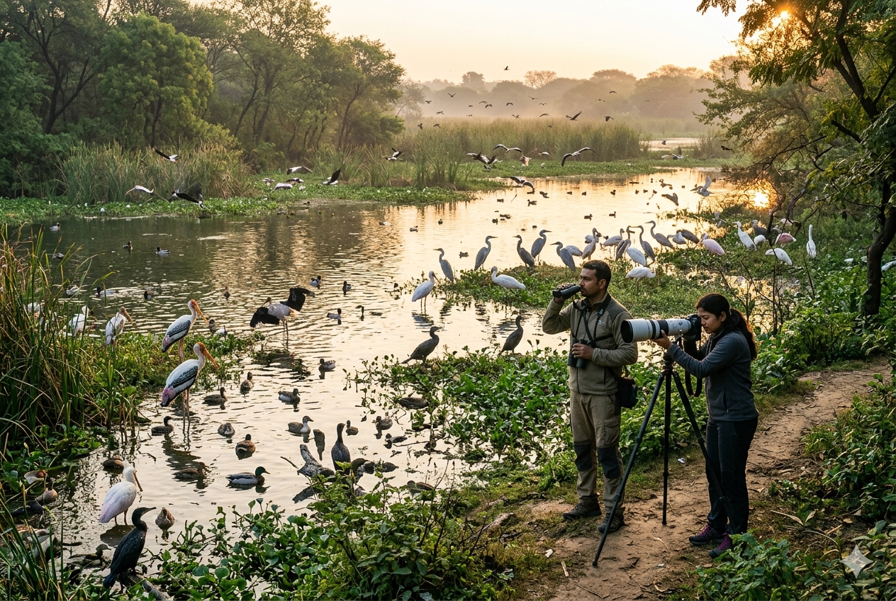 Bharatpur Bird Sanctuary Excursion