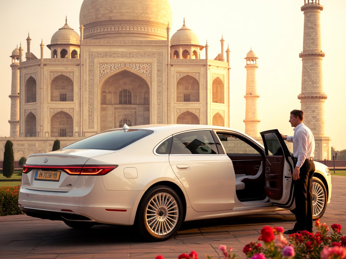 private car for Agra sightseeing From delhi